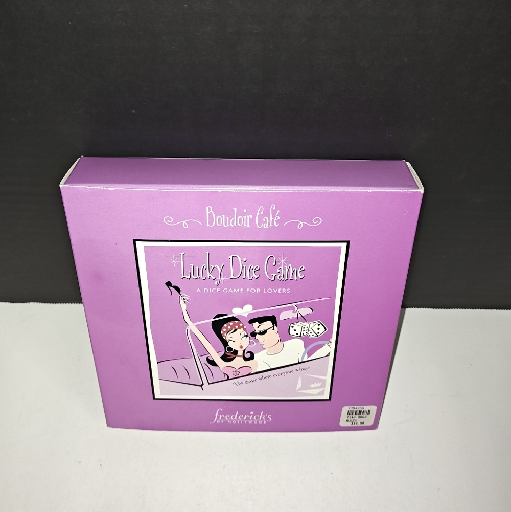 Frederick's Of Hollywood Boudoir Cafe Lucky Dice Game A Dice Game For Lovers New